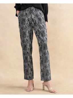 RAREISM - Valie-B Black Straight Ankle Length Trouser