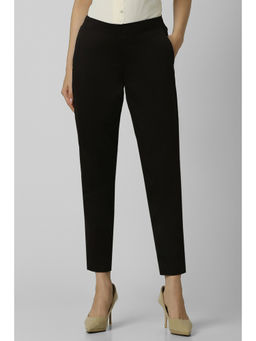 Van Heusen - Women Brown Solid Formal Regular Fit Trouser