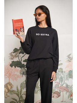 NeceSera - Black Bamboo Terry Top