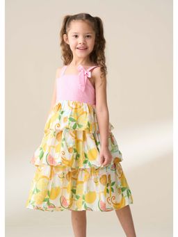 ANGEL & ROCKET - Multi-Color Tiered Fruit Sun Dress