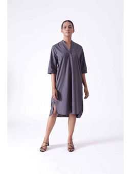 Mala Singh - Grey Valencia Dress