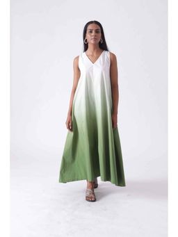 Mala Singh - Olive Iris Dress