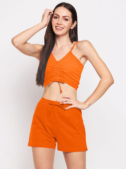 BRINNS - Bralette Top with Shorts Co-Ords (Set of 2)