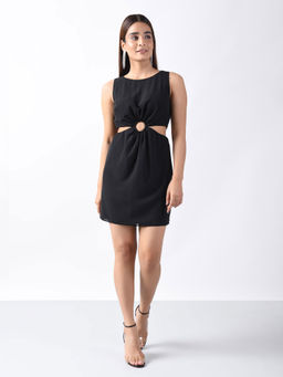 Attic Salt - Little Black Cut Out Dress