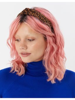 Accessorize London - Women's Multi Flock Animal Print Headband