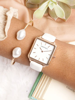 Joker and Witch - Joker & Witch The White Haven Watch Bracelet Stack For Women (Pack of 2) (JWBS351)