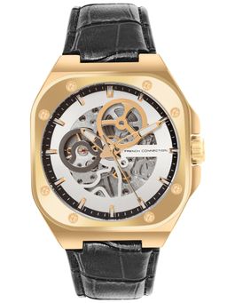 French Connection - Silver Dial Automatic Watch (Fca14Bl) (M)