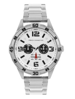 French Connection - White & Black Dial Multifunction Watch (FCC04SM) (M)