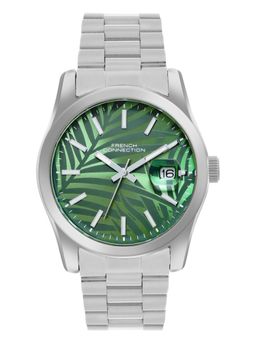French Connection - Green Dial Dated Watch (FCH14NSM) (M)