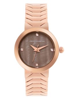 French Connection - Brown Dial Analog Watch (FCH9RGM) (M)