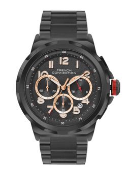 French Connection - Black Dial Chronograph Date Watch (Fcm04Bm) (M)