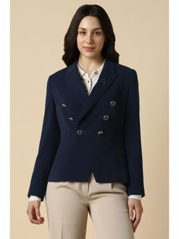 Allen Solly - Women Navy Blue Blazer