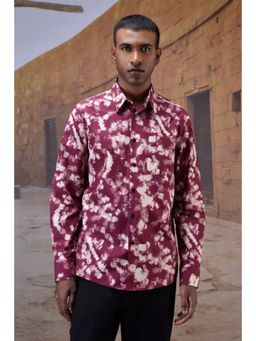 Genes Lecoanet Hemant - Cherry Lacquer Brushstroke Print Shirt