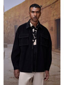 Genes Lecoanet Hemant - Black Classic Corduroy Shirt