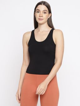 La Intimo - Women Black Inner Prankster Camisole