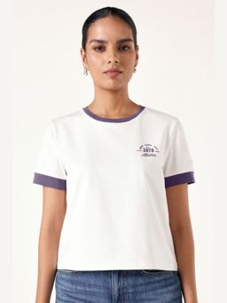 Muvazo - White & Purple Core NY T-Shirt