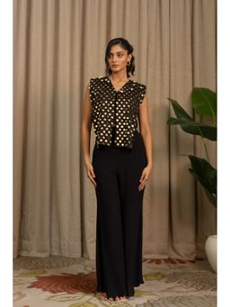 VANSHIKA AGARWAL LABEL - Women Black Sora Co-Ord Set