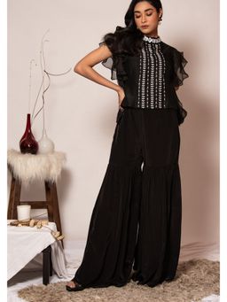 VANSHIKA AGARWAL LABEL - Women Black Harmony Co-Ord Set