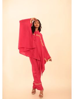VANSHIKA AGARWAL LABEL - Women Pink Ruby Co-Ord Set