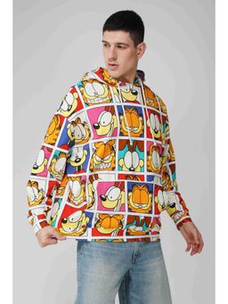 The Clothing Factory - Garfield- Expressions Collage Printed Oversized Men's Hoodie