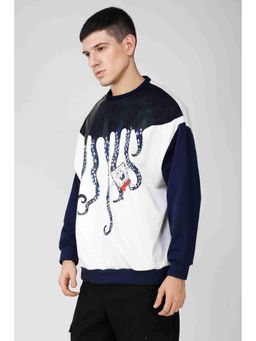 The Clothing Factory - Sponge Bob- Day with Squidward Oversized Men's Sweatshirt