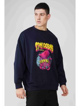 The Clothing Factory - Sponge Bob- Jumping Jellyfish Oversized Men's Sweatshirt