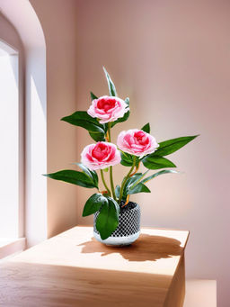 UMAI - Multi-Color Artificial Plant with Pot