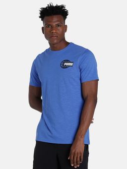 Puma - Graphic Mens Blue T-shirt