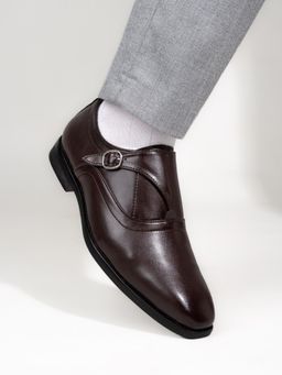Alberto Torresi - Solid Dark Brown Formal Shoes