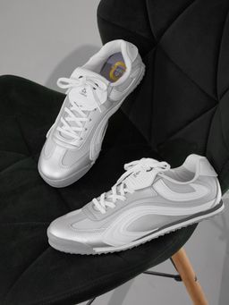 Campus - Highbird Women Silver Sneakers
