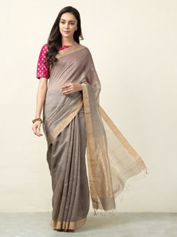 Fabindia - Cotton Silk Stitched Sari