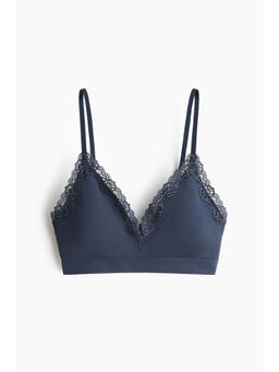H&M - Women Blue Seamless Padded Soft Bra