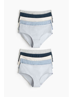 H&M - Women Blue 10-Pack Cotton Hipster Briefs
