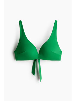 H&M - Women Green Push-Up Bikini Top
