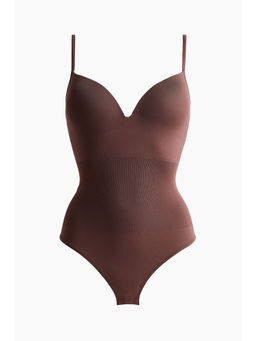 H&M - Women Brown Seamless Light Shape Body
