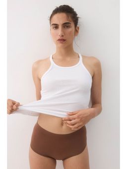 H&M - Women Brown Seamless Light Shape Shortie Briefs