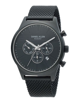 Daniel Klein - Analog Gunmetal Dial Men Watch- DK.1.12358-5
