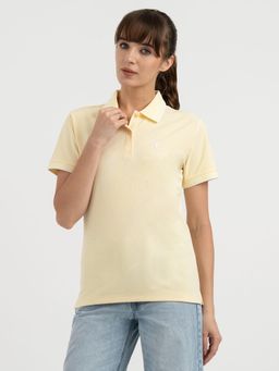 Red Tape - Polo T-Shirts for Women in Pastel Yellow