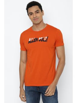 Allen Solly - Men Orange T-Shirt