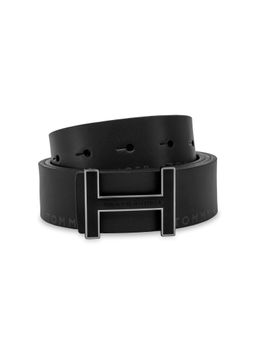Tommy Hilfiger - Howells Men Printed Black Reversible Belt