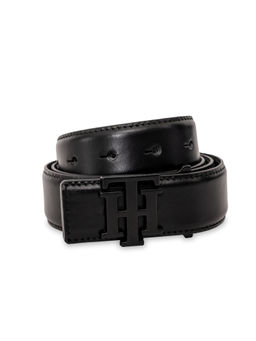 Tommy Hilfiger - Skibet Men Solid/Plain Black Non Reversible Belt