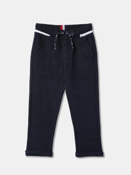 R&B - Boys Navy Blue Cotton Track pant