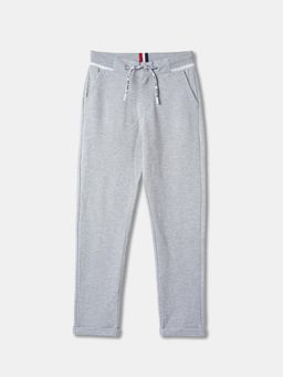 R&B - Boys Grey Polyester Blend Track pant