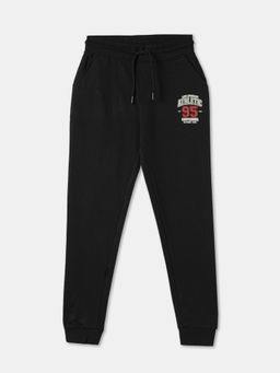 R&B - Boys Black Cotton Joggers