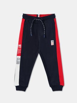 R&B - Boys Navy Blue Cotton Joggers