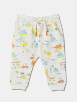 R&B - Boys Ivory Cotton Joggers