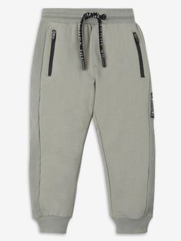 R&B - Boys Olive Cotton Joggers