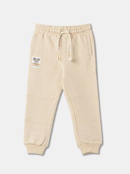 R&B - Boys Beige Cotton Joggers