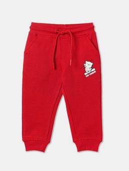 R&B - Boys Red Cotton Joggers
