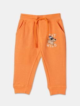 R&B - Boys Orange Cotton Joggers